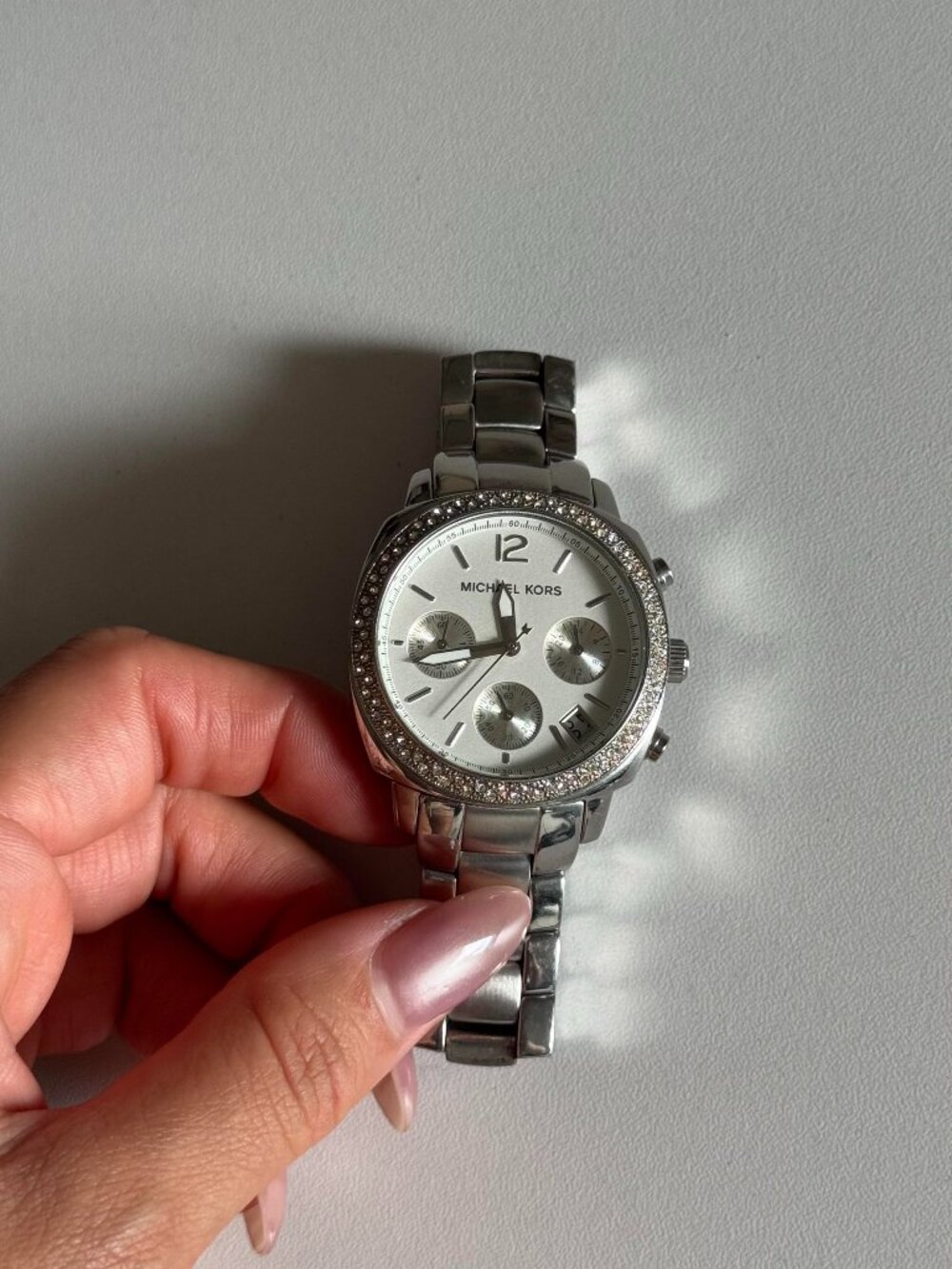 Michael Kors - Silver Pave Detailed Watch